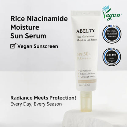 Abelty Rice Niacin Moisture Sun Serum SPF50+ PA++++